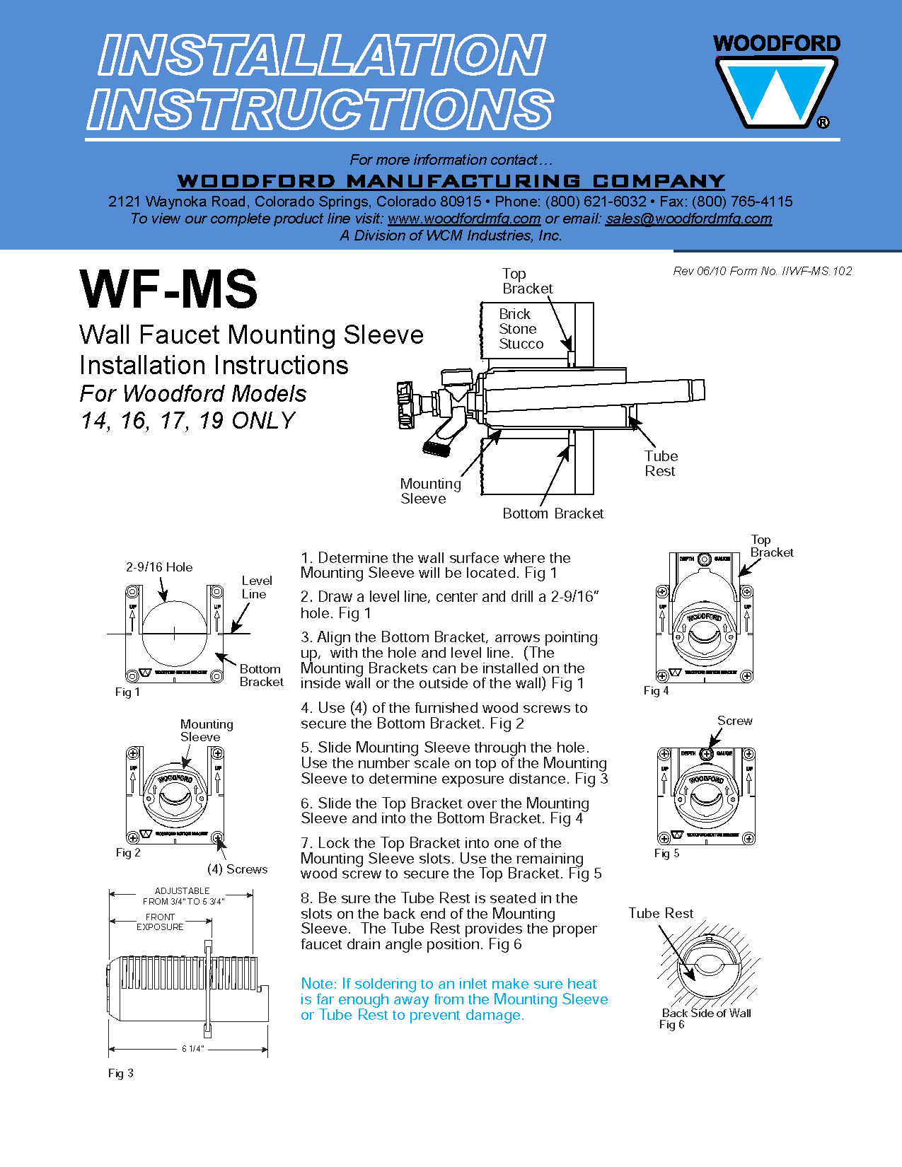 Woodford Model 17 Freezeless Faucet